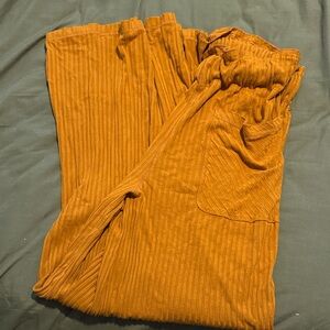 FP Movement by Free People Wide Leg Pants in Mustard